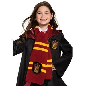 Harry Potter NWT gryffindor scarf knitted heavy weight hogwarts univeral stuido